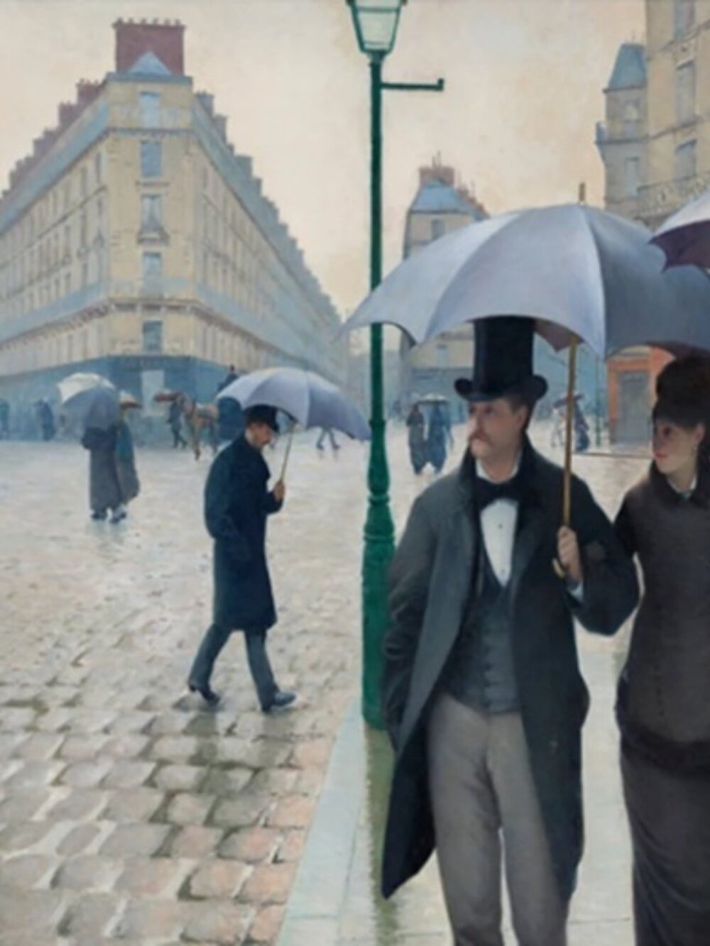 Gustave Caillebotte: Paris Street, Rainy Day (used 1000 PC jigsaw puzzle)